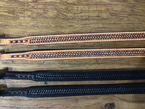 Hatband Basket Weave Leather